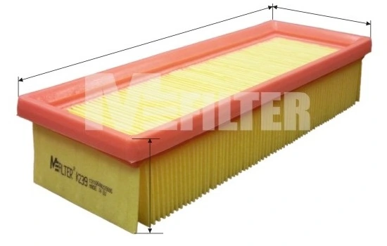 M-Filter K239 — Фільтр повітряний FIAT, TAVRIA (вир-во M-filter)