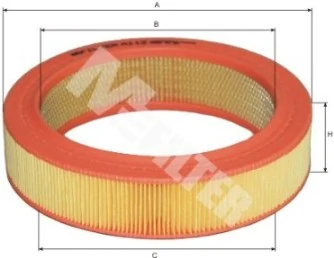 M-Filter A112 — Фільтр повітряний RENAULT (вир-во M-Filter)