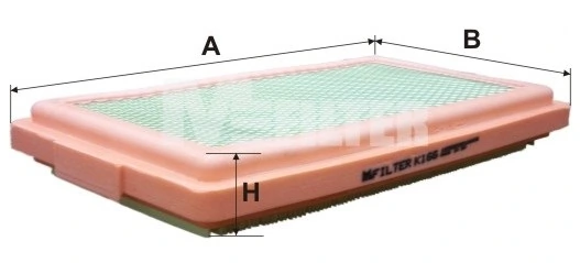 M-Filter K166 — Фільтр повітряний BMW (вир-во M-filter)