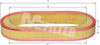 M-Filter A338 — Фільтр повітряний MB W201 (вир-во M-filter)