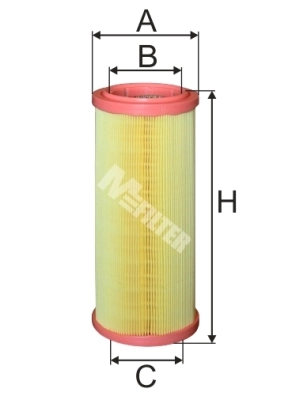 M-Filter A891 — Фільтр повітряний FIAT (вир-во M-filter)
