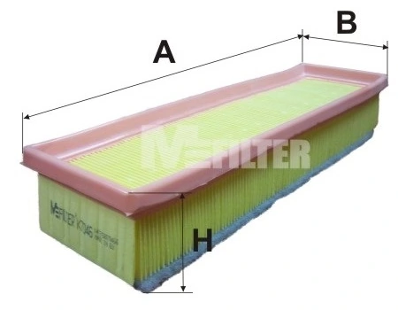 M-Filter K7046 — Фільтр повітряний DACIA LOGAN 04- (вир-во M-FILTER)