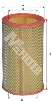 M-Filter A107 — Фільтр повітряний CITROEN (вир-во M-filter)