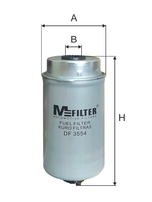 M-Filter DF3554 — Фільтр паливний FORD TRANSIT 2.2-3.2 TDCI 06- (вир-во M-FILTER)