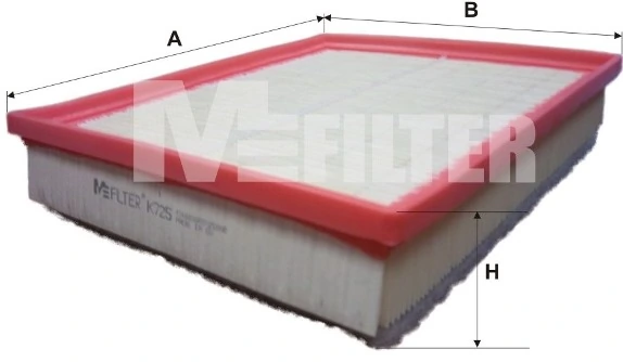M-Filter K725 — Фільтр повітряний RENAULT Master (вир-во M-filter)