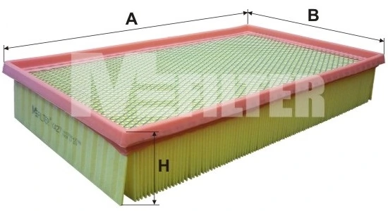 M-Filter K427 — Фільтр повітряний VOLVO S80 (вир-во M-filter)