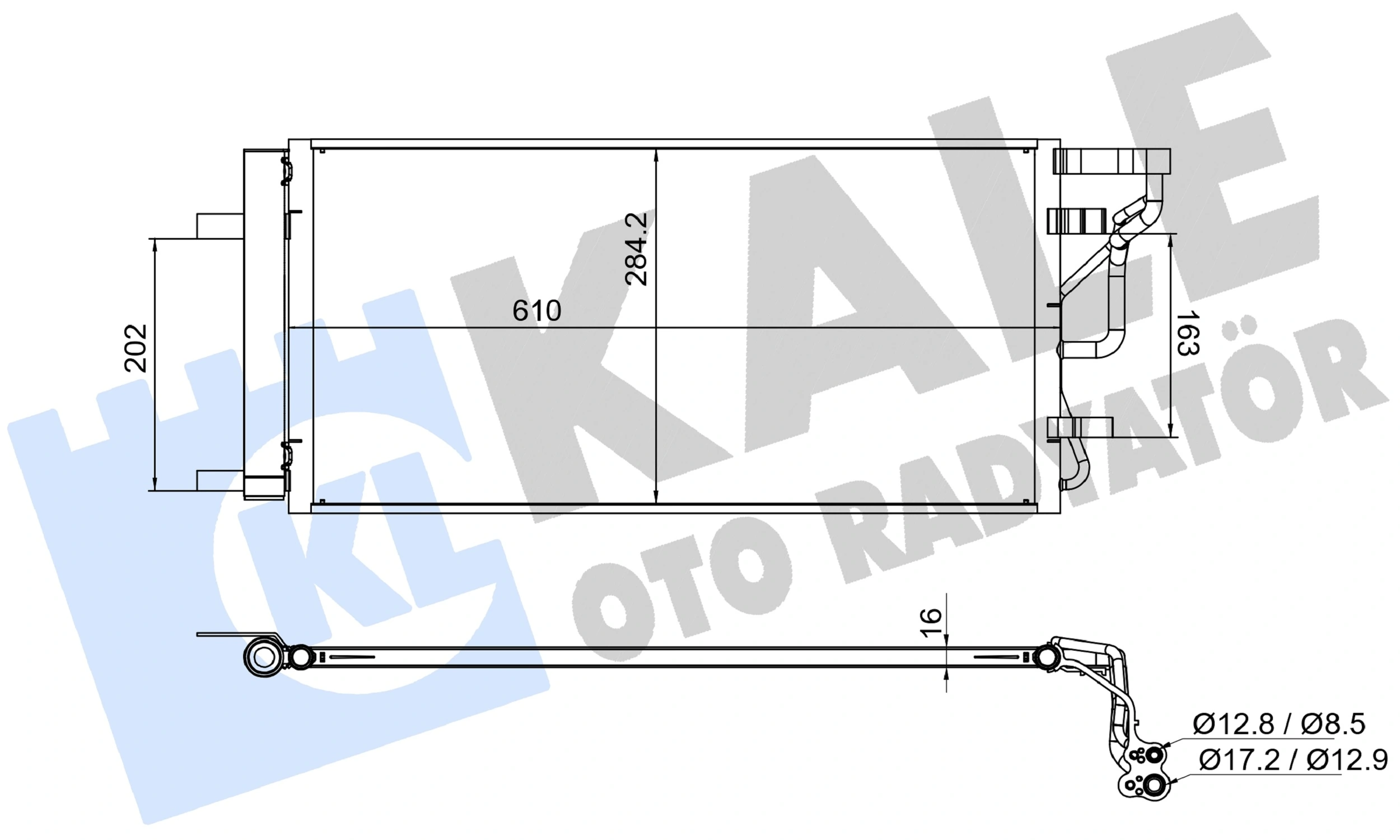 Condenser, air conditioning