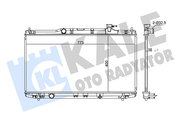 Radiator, engine cooling