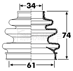 Bellow Kit, drive shaft