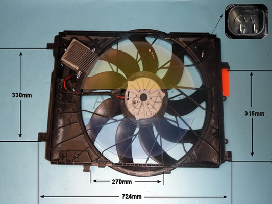 Electric Motor, radiator fan