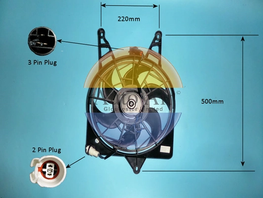 Electric Motor, radiator fan
