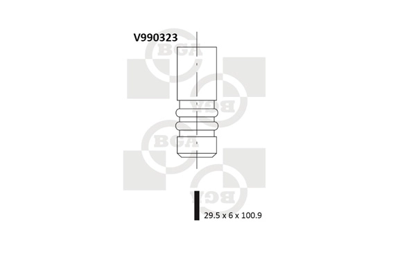 BGA V990323 — Впускний клапан