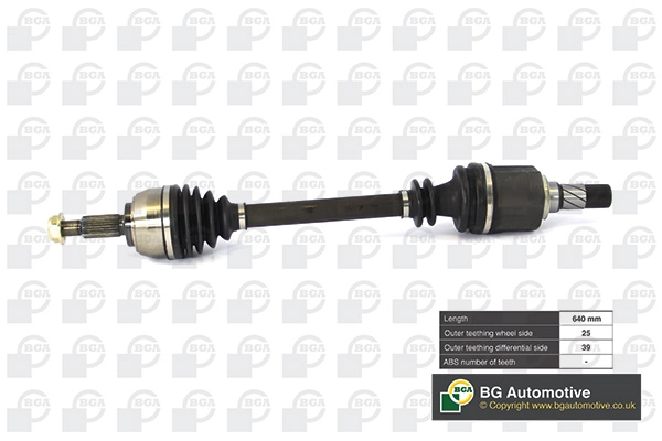 BGA DS7331LA — Піввісь