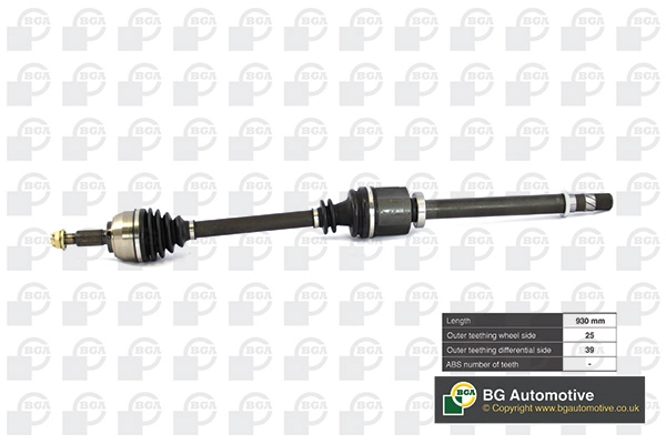 BGA DS7331RA — Піввісь