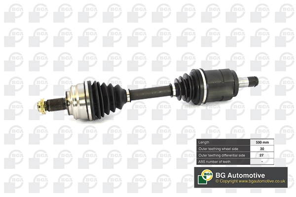 BGA DS0911LA — Піввісь