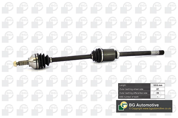 BGA DS7319R — Піввісь