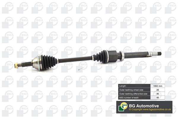 BGA DS2326R — Піввісь