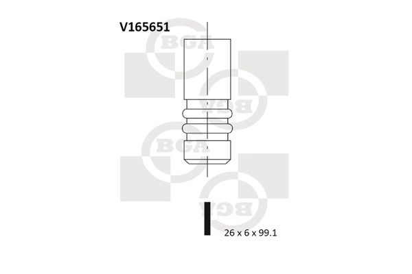 BGA V165651 — Випускний клапан