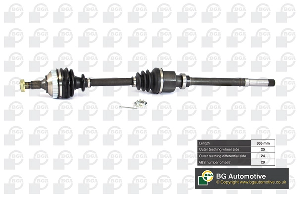 BGA DS1414RA — Піввісь