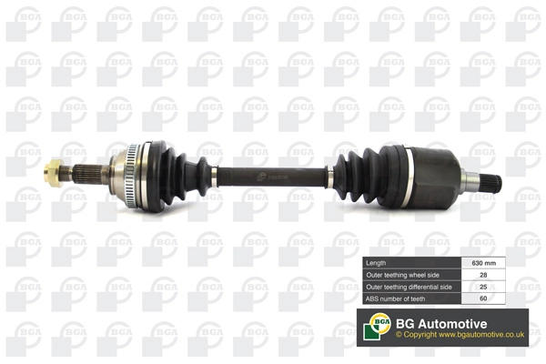 BGA DS7513L — Піввісь