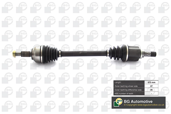 BGA DS7354L — Піввісь