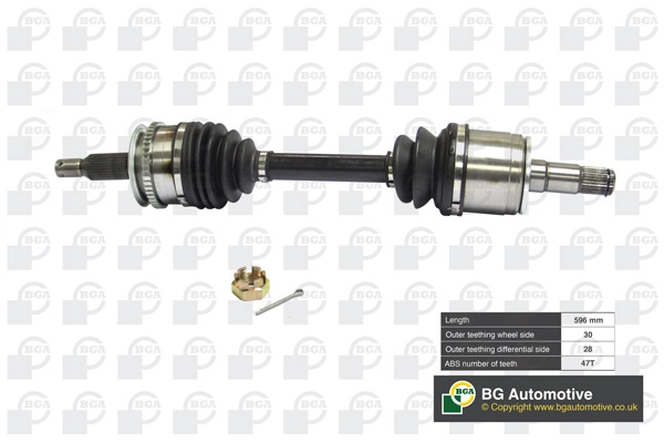 BGA DS6101L — Піввісь