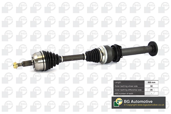 BGA DS9640R — Піввісь