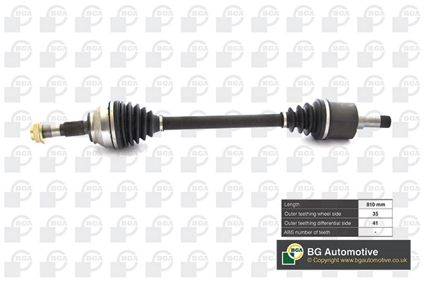BGA DS6737L — Піввісь