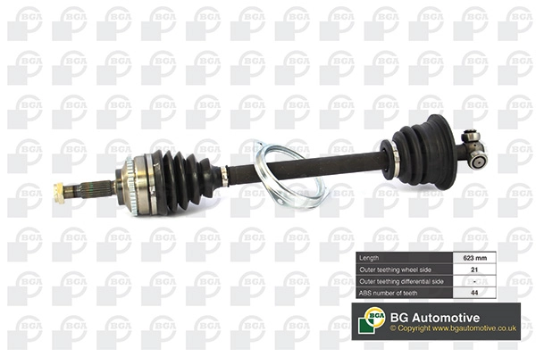 BGA DS7300LA — Піввісь