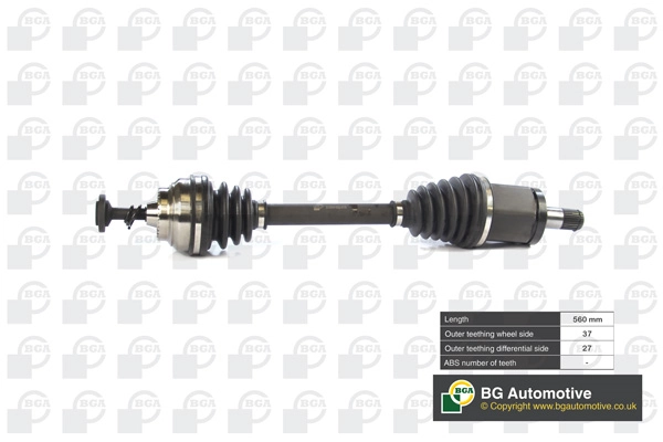 BGA DS0903L — Піввісь