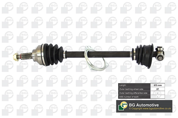 BGA DS7319L — Піввісь