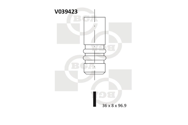 BGA V039423 — Впускний клапан