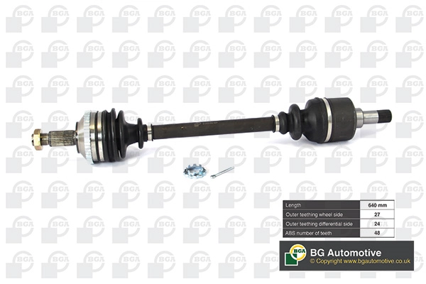 BGA DS6713L — Піввісь