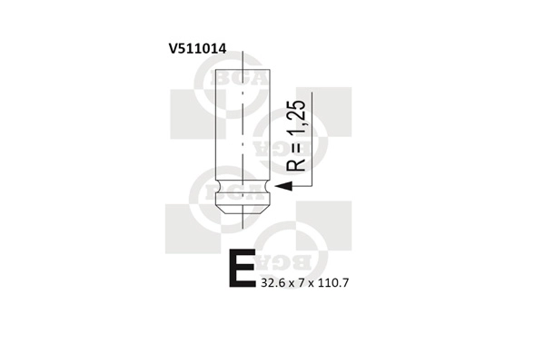 BGA V511014 — Випускний клапан