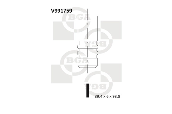 BGA V991759 — Впускний клапан