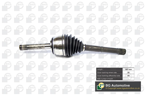 BGA DS9103 — Піввісь