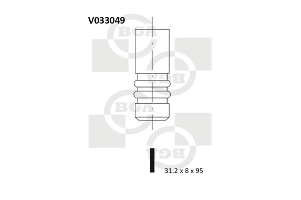BGA V033049 — Випускний клапан