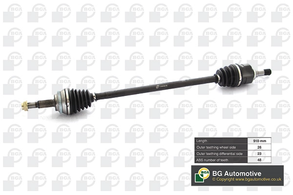 BGA DS7610R — Піввісь