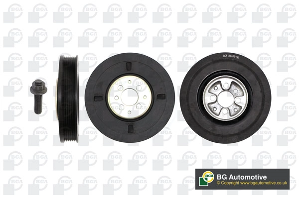 BGA DP0204K — Шків ременя генератора