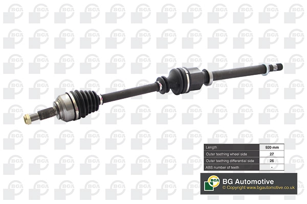 BGA DS7354R — Піввісь
