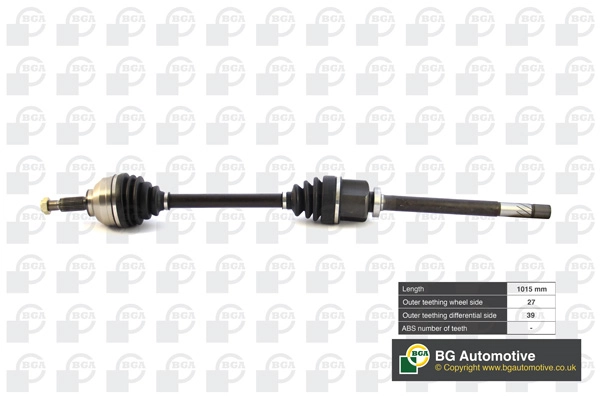 BGA DS9529R — Піввісь