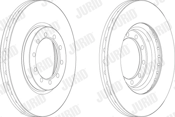 Disque de frein JURID 569102J