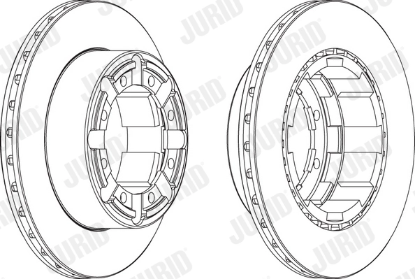 Disque de frein JURID 569103J
