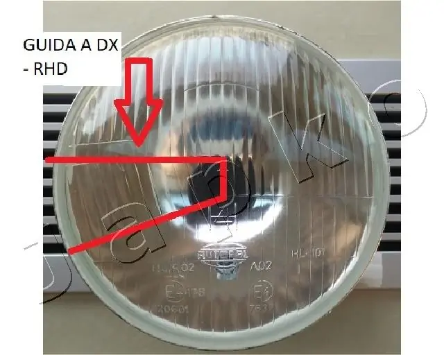Insert, headlight