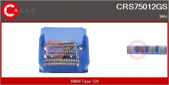 Resistor, interior blower
