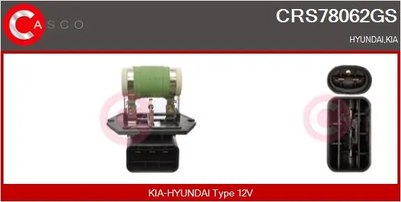 Series Resistor, electric motor (radiator fan)
