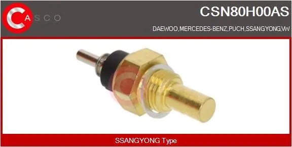 Sensor, coolant temperature