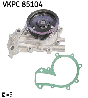 Pompe a eau, refroidissement du moteur