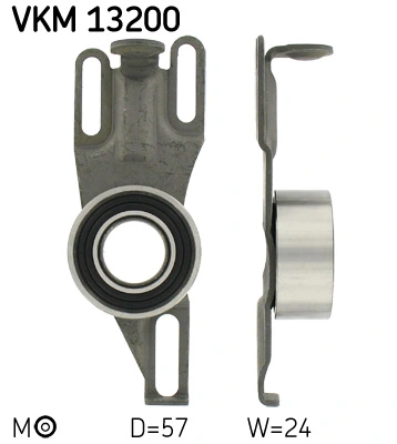 Poulie de tension, courroie crantée SKF VKM 13200