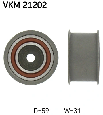 SKF VKM 21202 — Обвідний ролик ременя ГРМ